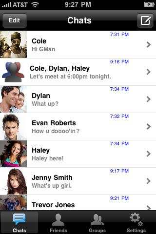 iGotChat Messenger / Free Text screenshot 1