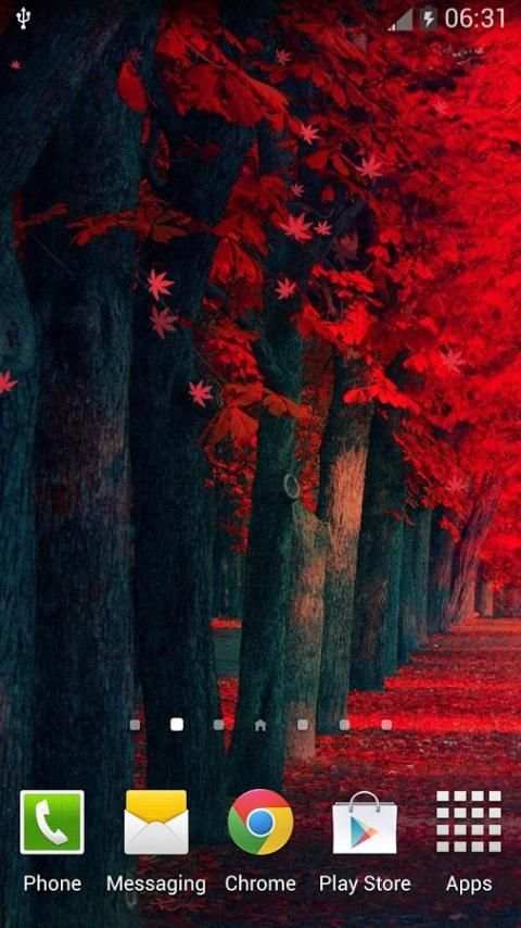 Red Leaves Live WallPaper screenshot 7