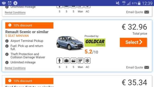 Car Rental Lite -Worlwide Hire 2 تصوير الشاشة