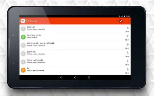 WADA WiFi manager free 1 تصوير الشاشة