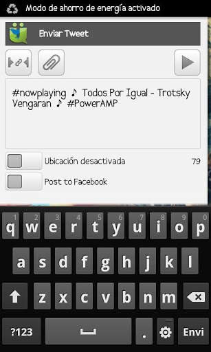 PowerAMP Share Widget screenshot 5