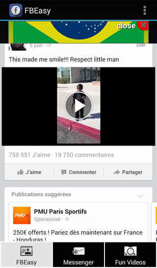 Facebook Faster screenshot 2