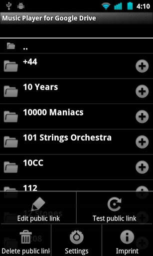 Music Player for Google Drive screenshot 3