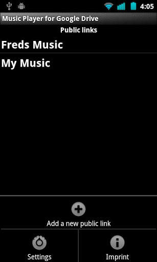 Music Player for Google Drive screenshot 1