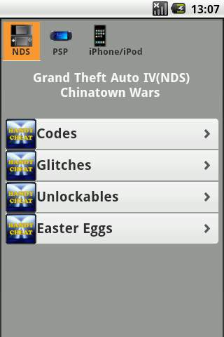 GTA All Series Cheats screenshot 3