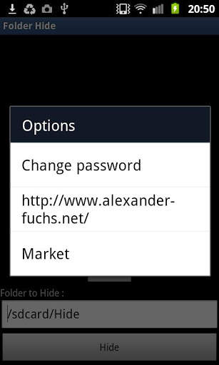 Folder Hider Lite screenshot 4