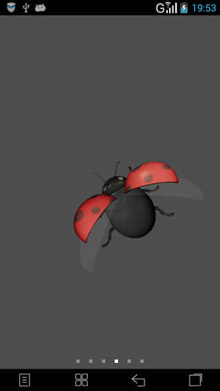 Solo Coccinella 3D LWP screenshot 2