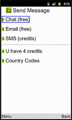 biNu Messenger SMS Chat Email screenshot 2