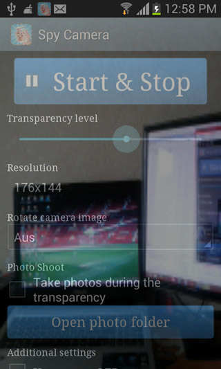 Spy Transparent Camera screenshot 2