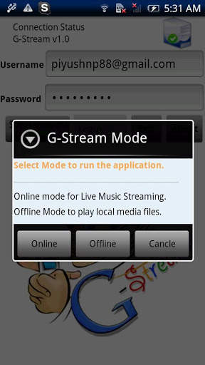 G-Stream Lite-Cloud MP3 Player screenshot 2