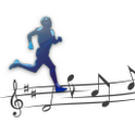 Work out music mp3 player icon
