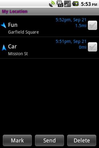 My Location screenshot 1