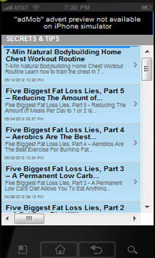 BODY BUILDING TIPS &amp; SECRETS. screenshot 1