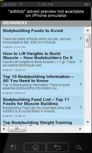 BODY BUILDING TIPS &amp; SECRETS. screenshot 2