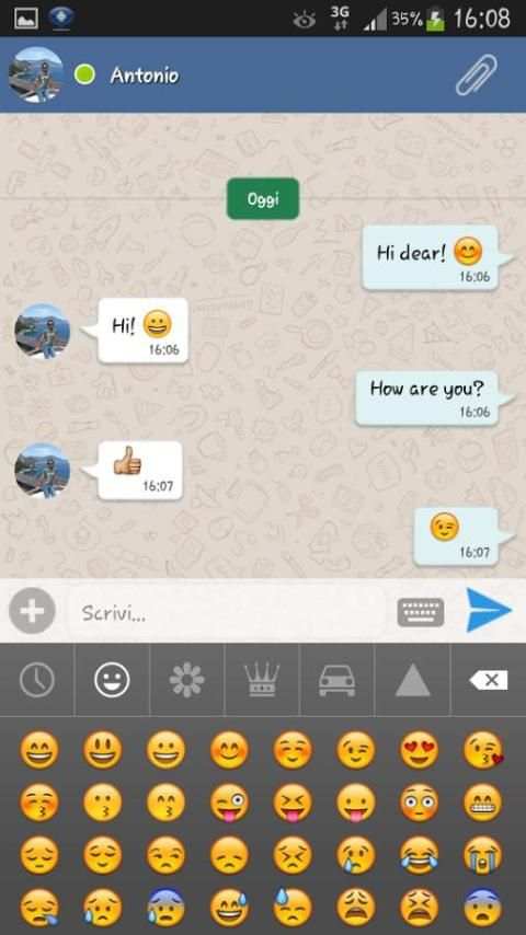 SimpleChat for Facebook (ads) स्क्रीनशॉट 1