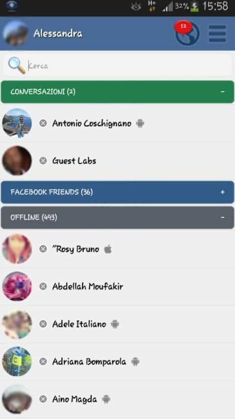 SimpleChat for Facebook (ads) स्क्रीनशॉट 4