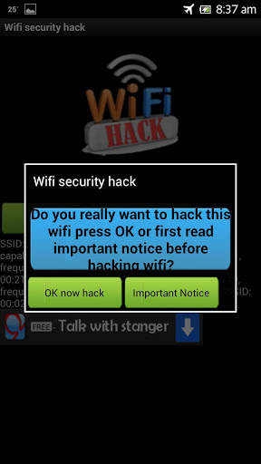Wifi Security Hack screenshot 1