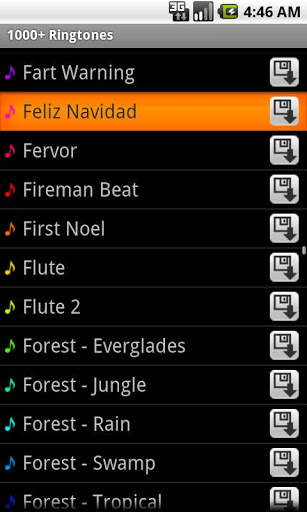 1000+ Ringtones Lite screenshot 2