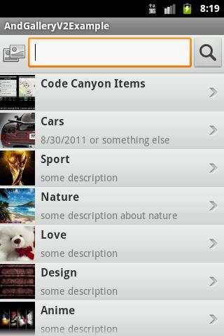 Android Gallery screenshot 2