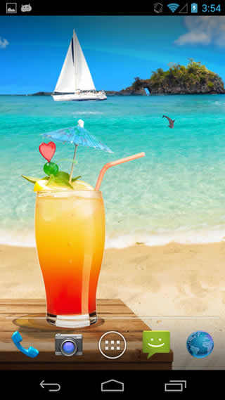 Beach LWP screenshot 1