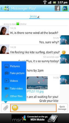 Messenger Play! screenshot 2