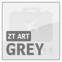 Clean Grey Theme Go Launcher EX 1.0