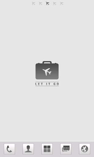 C.Grey Theme GO Launcher EX screenshot 1