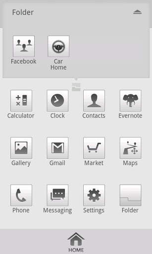 C.Grey Theme GO Launcher EX screenshot 3