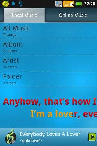 Qxting Music Player screenshot 2