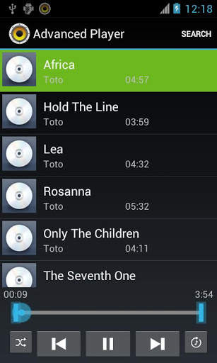 Advanced Music Player screenshot 2