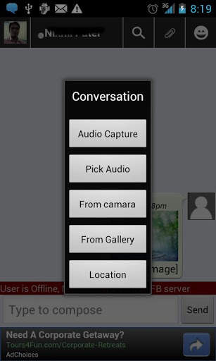 PFC: Private Facebook Chat screenshot 1