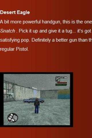 GTA San Andreas Guide Unoffici screenshot 3
