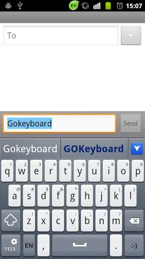 GO Keyboard iPhone theme screenshot 2