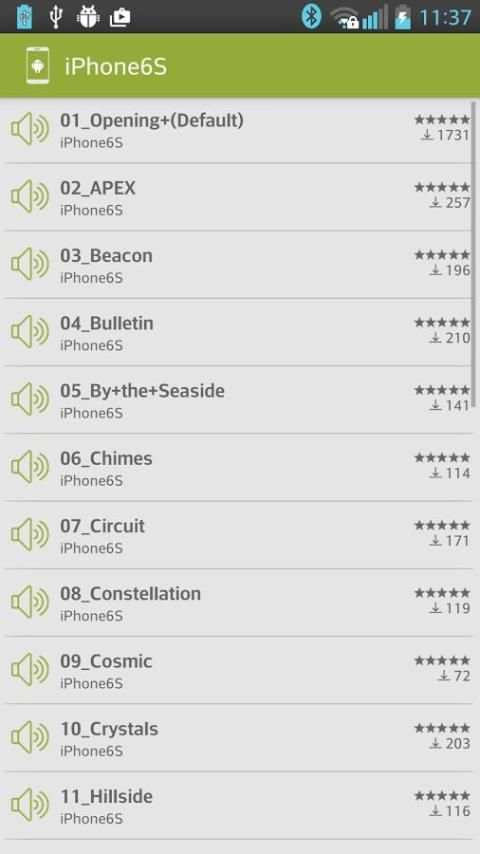 Ringtones स्क्रीनशॉट 2