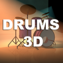 Drums 3D icon
