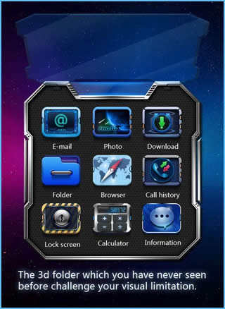 Comet 3D Launcher screenshot 2
