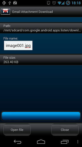 Gmail Attachment Download screenshot 2