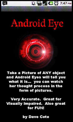 Android Eye - Computer Vision скриншот 2