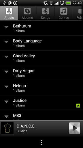 Pixi Music Player TRIAL 4 تصوير الشاشة