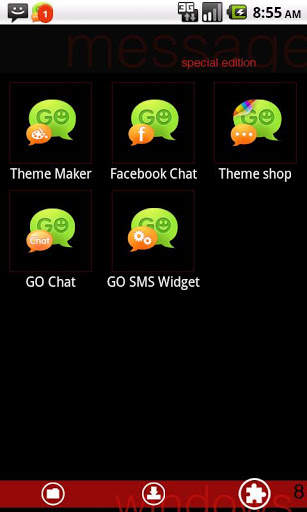 GOSMSTHEME Windows 8 SE screenshot 5