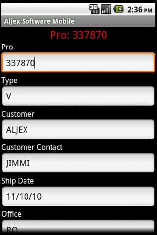 Aljex Software Mobile 3 تصوير الشاشة
