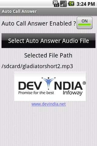Auto Call Answer screenshot 1