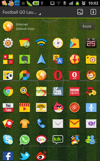 Football GO LauncherEX Theme скриншот 3