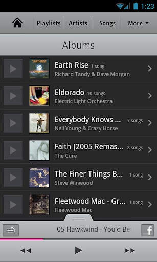 Songbird Android Music Player screenshot 2