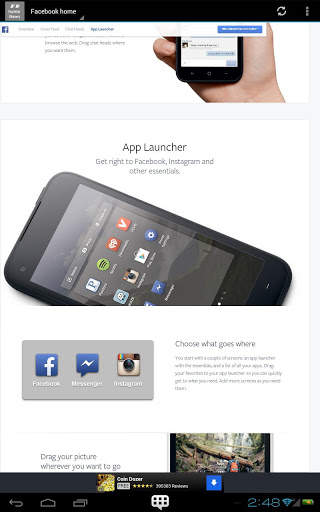 Facebook Home News screenshot 2