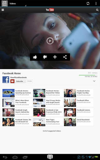 Facebook Home News screenshot 4