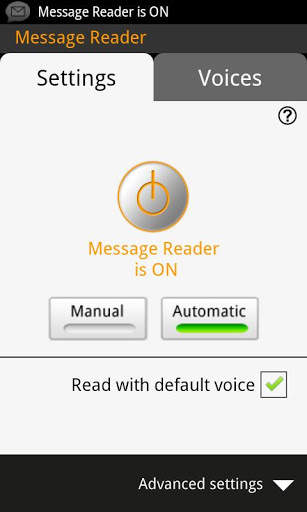Message Reader 1 تصوير الشاشة