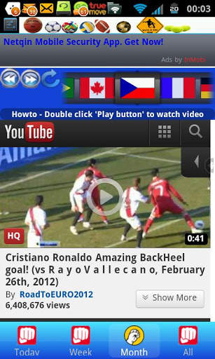 YoutubeSport - Top Clips screenshot 2