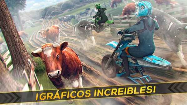 Motocross Carrera en la Granja स्क्रीनशॉट 2
