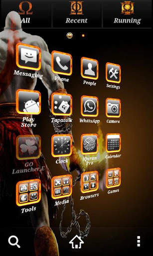God Of War Theme For GO Launch screenshot 2